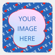 ネイビーブルーLOVEハート