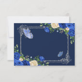 ネイビープリンセスドレスミクリンスランスカード サンキューカード (裏面)