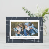 ネイビープレイドの休日の写真カード シーズンカード (スタンド正面)