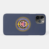 ネイビーベテランゴルフヘッドカバー Case-Mate iPhoneケース (裏面(横))