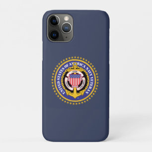 ネイビーベテランゴルフヘッドカバー iPhone 11 PROケース