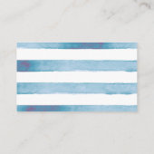 ネイビーホエー航海のル赤ちゃんシャワーおむつラッフル エンクロージャーカード (裏面)