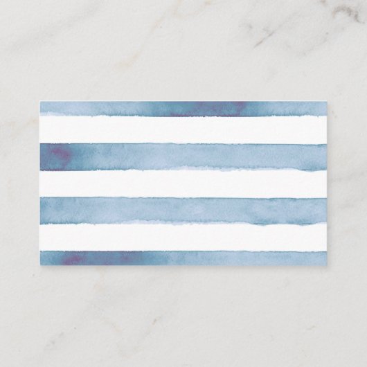 ネイビーホエー航海のル赤ちゃんシャワーおむつラッフル エンクロージャーカード (裏面)