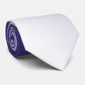 ネイビーホワイトグラデーション ネクタイ (ロール)