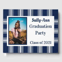 ネイビーホワイト写真卒業党