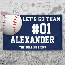 ネイビーホワイト野球チームスピリット