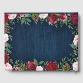 ネイビーマルサラ素朴カントリー結婚ズゲストブック ゲストブック (裏面)