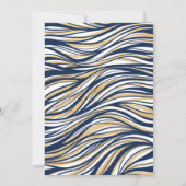 ネイビーマーメイドザシーベビーシャワー招待状 招待状 (裏面)