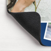 ネイビーミニマリスト2写真大学院卒業 マウスパッド (コーナー)