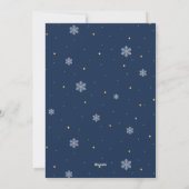 ネイビーメリーと明るいクリスマスツリー シーズンカード (裏面)