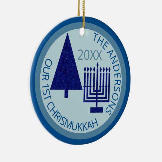 ネイビーメリーインターフェイスキュート1stクリスムカ写真 セラミックオーナメント (右)