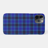 ネイビーメリープレイドタータンチェックパターン Case-Mate iPhoneケース (裏面(横))