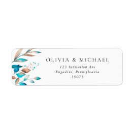 ネイビーモダング素朴リー結婚ズ住所 シール