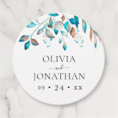 ネイビーモダング結婚・グリーナリー フェイバータグ (正面)