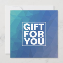 ネイビーモダンスクエアギフト券