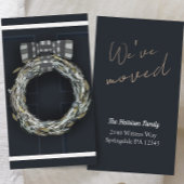 ネイビーモダンドアリースの移動発表 エンクロージャーカード