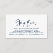 ネイビーモダンブミニマルルベビー エンクロージャーカード (正面)