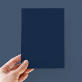 ネイビーモダンブルーアンパサンド結婚ズ 招待状