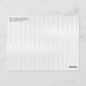 ネイビーモダンブルーシルバーグリッターバルーン誕生日 ポストカード (裏面)