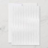 ネイビーモダンブルーシルバーグリッターバルーン誕生日 招待状 (裏面)