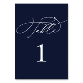 ネイビーモダンブ結婚ルーの表番号 テーブルナンバー