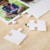 ネイビーモノグラムフォトコラージュ ジグソーパズル (側面)