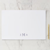 ネイビーモノグラム事務所 ペーパーパッド (インサイチュ)