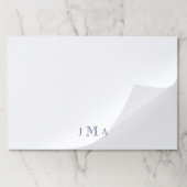 ネイビーモノグラム事務所 ペーパーパッド (折り畳み)