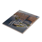 ネイビーヤードHDグラフィック抽象芸術アート タイル (側面)