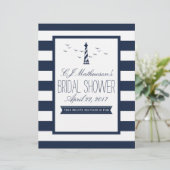 ネイビーライトハウス航海のブライダルシャワーディバイダー (スタンド正面)