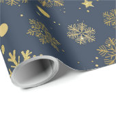 ネイビーラッピング紙 ラッピングペーパー (ロールコーナー)
