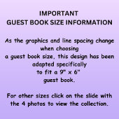 ネイビーレモイタリアンン地中海の結婚ズ ゲストブック