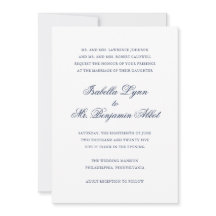 ネイビー伝統的ブルーエレガフォーマルントウェディング