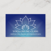 ネイビー先生プライベートヨガ 名刺 (正面)