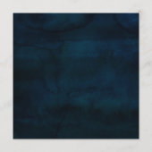 ネイビー光沢シルバーブルーウォーターカラースクエアディナー メニュー (裏面)