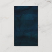 ネイビー光沢ダークブルーウォーター結婚カラー詳細 エンクロージャーカード (裏面)
