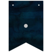 ネイビー光沢ダークブルー愛は甘結婚い バンティングフラッグ (第1の旗)