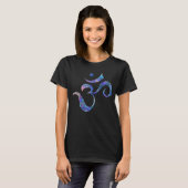 ネイビー大理石オム Tシャツ (正面フル)
