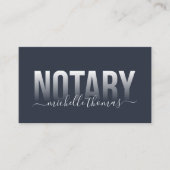 ネイビー実在不動産仲介業者不動産プロフェッショナル写真 名刺 (正面)