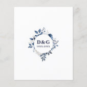 ネイビー応援から50周年招待状 (裏面)