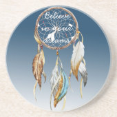 ネイビー感動的ブルードリームグラデーションキャッチャー コースター (正面)