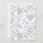 ネイビー我々の冒険を開始する写真を保存する日付 案内状 (裏面)