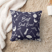 ネイビー最高のブルーデイ クッション (ブランケット)