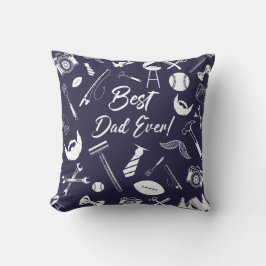 ネイビー最高のブルーデイ クッション