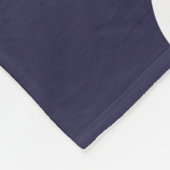 ネイビー最高のブルーデイ フリースブランケット (角)