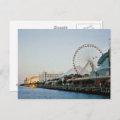 ネイビー桟橋はがき ポストカード (正面/裏面)