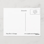 ネイビー桟橋はがき ポストカード (裏面)