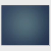 ネイビー深い濃い飽和強い真夜中 ラッピングペーパー (フラット)