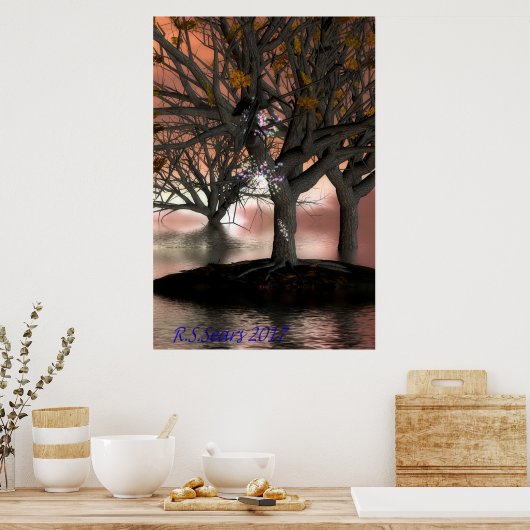 ネイビー湖 ポスター (キッチン)