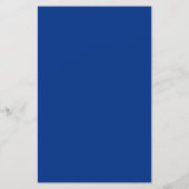 ネイビー無地のブ手頃結婚のメニューテンプレート (裏面)